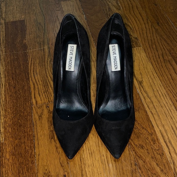 Steve Madden Elegant Black Heels - Picture 1 of 4